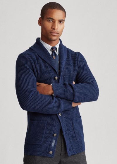 Men's Polo Ralph Lauren Cotton Shawl-Collar Cardigan | 235901XIO